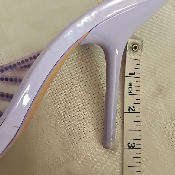 Zara Women's Purple Strappy Heels - Picture 7 of 16